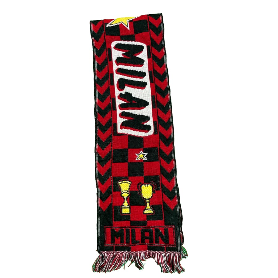 Echarpe de football vintage Milan AC
