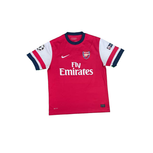 Maillot football vintage Arsenal domicile #11 Ozil saison 2013-2014