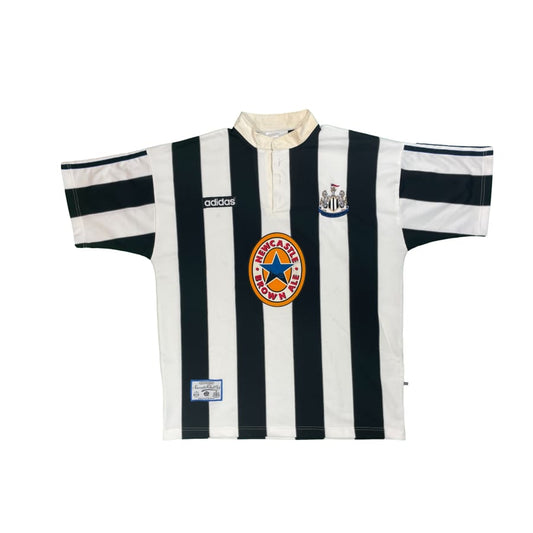 Maillot football vintage domicile Newcastle United #9 Shearer saison 1995-1996