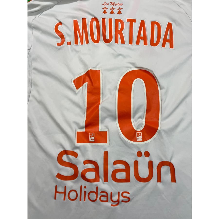 Maillot football vintage FC Lorient #10 S.Mourtada extérieur saison 2016-2017