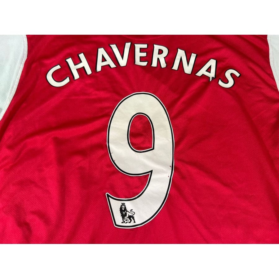 Maillot vintage domicile Arsenal #9 Chavernas saison 2007-2008