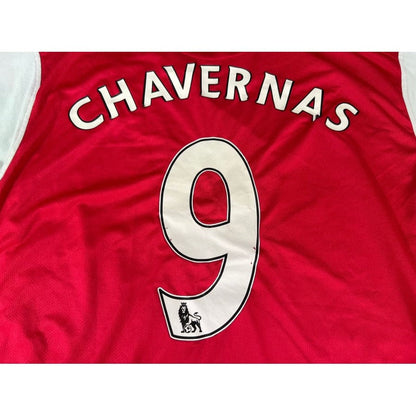 Maillot vintage domicile Arsenal #9 Chavernas saison 2007-2008