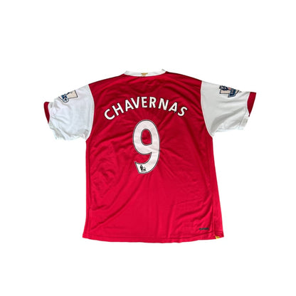 Maillot vintage domicile Arsenal #9 Chavernas saison 2007-2008