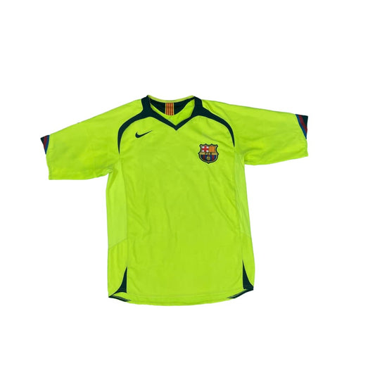 Maillot football vintage FC Barcelone #10 Ronaldinho extérieur saison 2005-2006